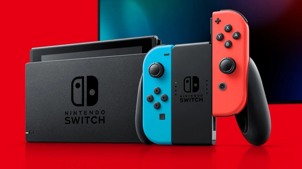 An official Nintendo image of the Nintendo Switch console